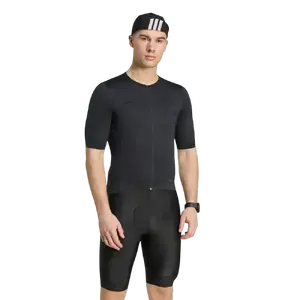 adidas Tempo Fietsshirt Korte Mouwen Zwart Heren