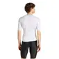 adidas Tempo Fietsshirt Korte Mouwen Wit Heren