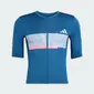 adidas Tempo Neo Herit Fietsshirt Korte Mouwen Blauw Heren