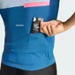 adidas Tempo Neo Herit Fietsshirt Korte Mouwen Blauw Heren