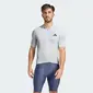 adidas Essentials Fietsshirt Korte Mouwen Grijs Heren