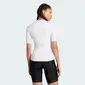 adidas Tempo Fietsshirt Korte Mouwen Wit Dames