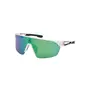 adidas Anemos Sport Zonnebril Wit met Green Mirror Lens
