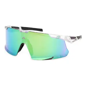 adidas Dunamis EVO Sport Zonnebril Transparant met Green Mirror Lens
