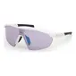 adidas Anemos Lite S Sport Zonnebril Wit met Blue Mirror Lens