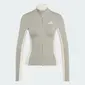 ADIDAS Tempo Fietsshirt Lange Mouwen Grijs Dames — afbeelding 1