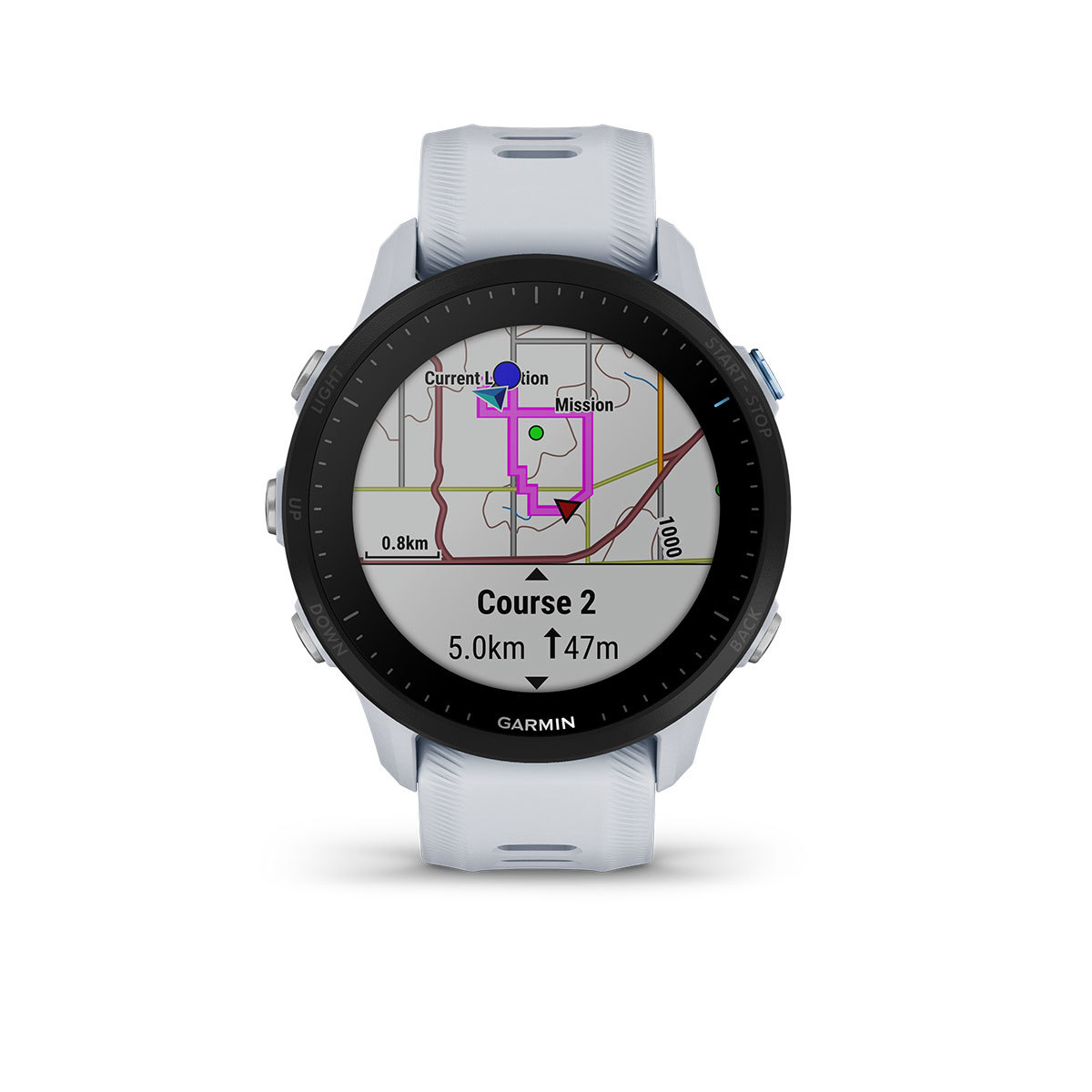 Garmin Forerunner 955 Sporthorloge Whitestone