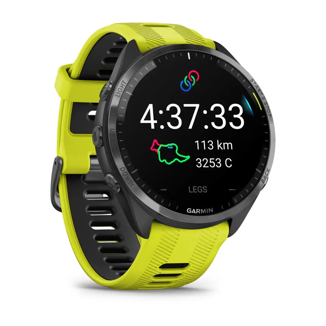 Garmin Forerunner 965 GPS Sporthorloge Geel