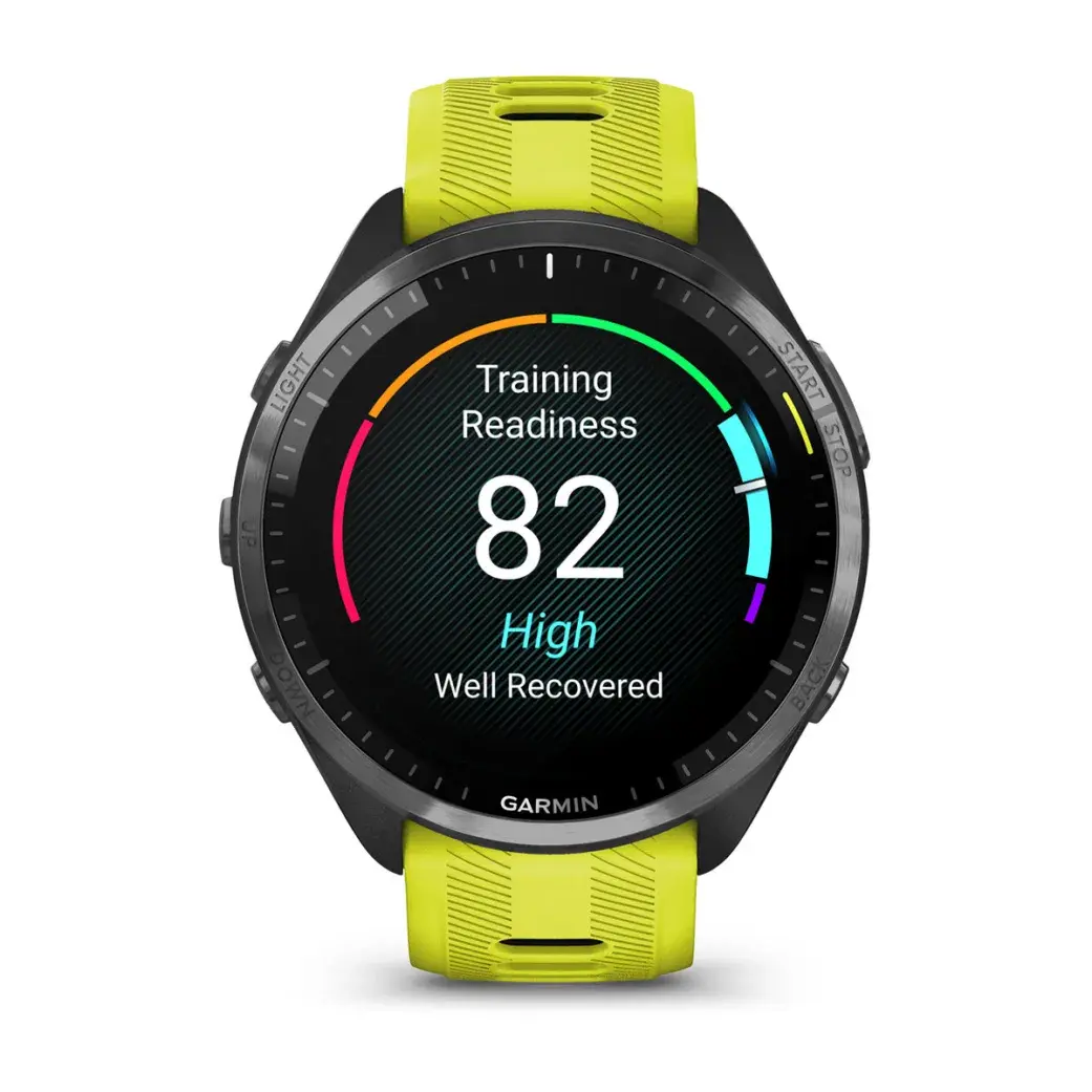 Garmin Forerunner 965 GPS Sporthorloge Geel