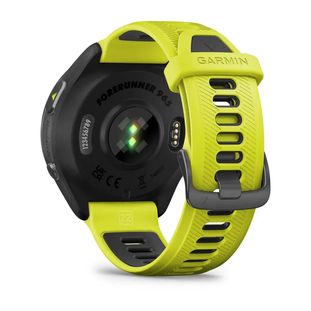 Garmin Forerunner 965 GPS Sporthorloge Geel