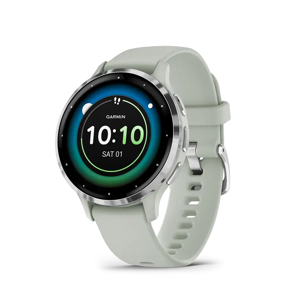 Garmin Venu 3S Wi-Fi GPS Sporthorloge Lichtgrijs/Zilver