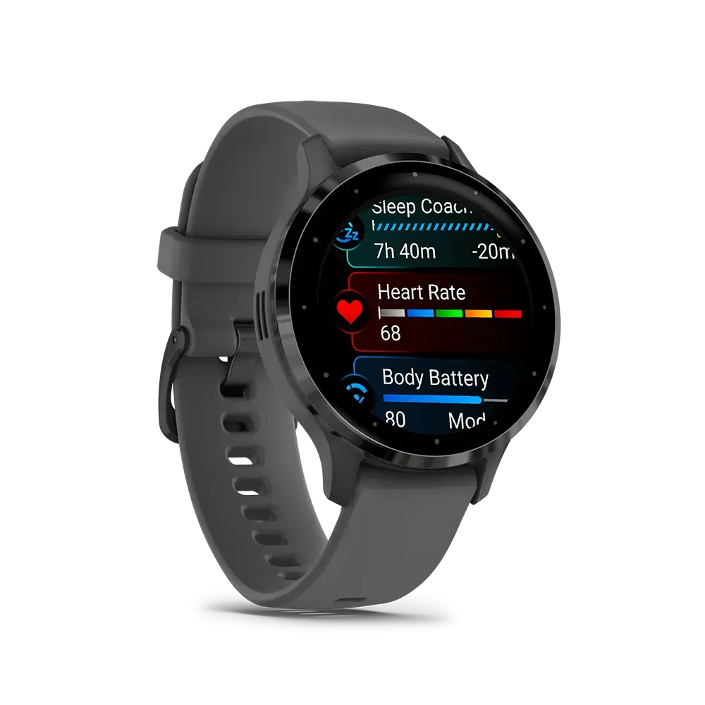 Garmin Venu 3S Wi-Fi GPS Sporthorloge Donkergrijs