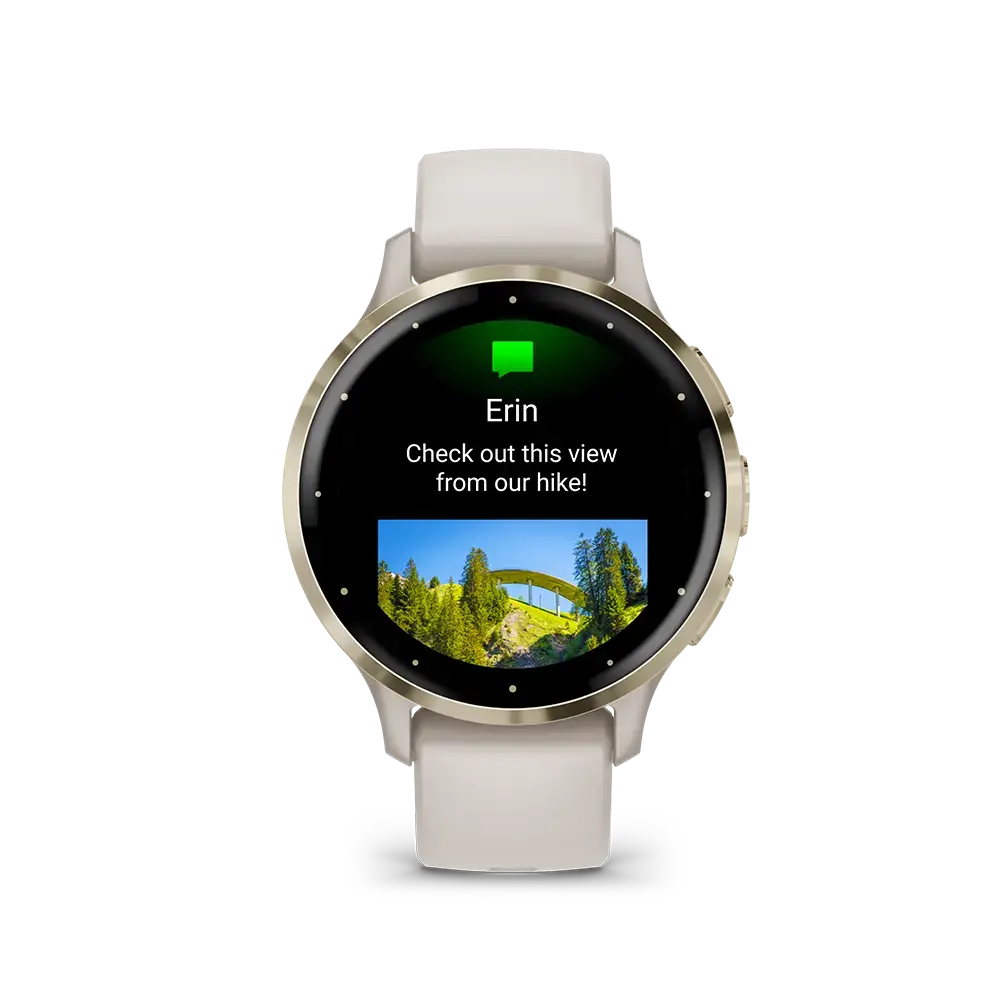 Garmin Venu 3S Wi-Fi GPS Sporthorloge Goud/Wit
