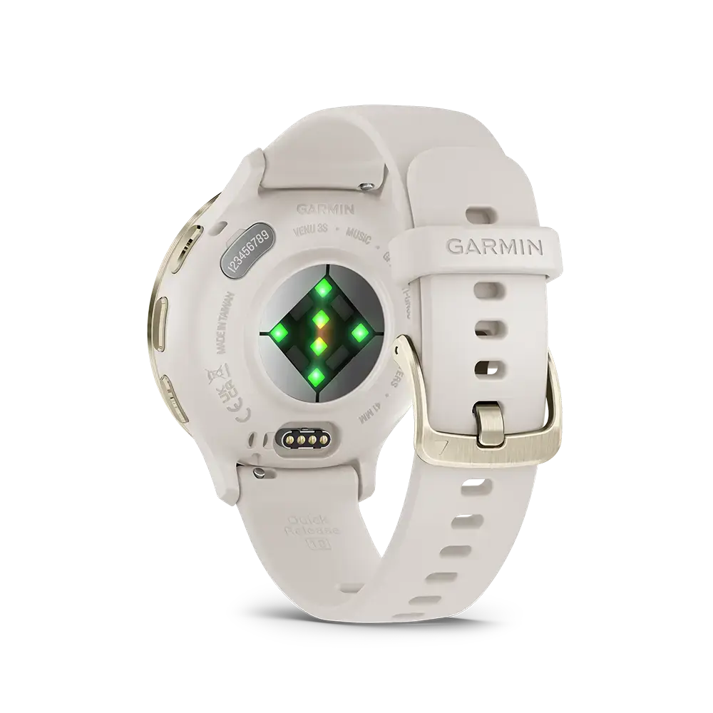 Garmin Venu 3S Wi-Fi GPS Sporthorloge Goud/Wit