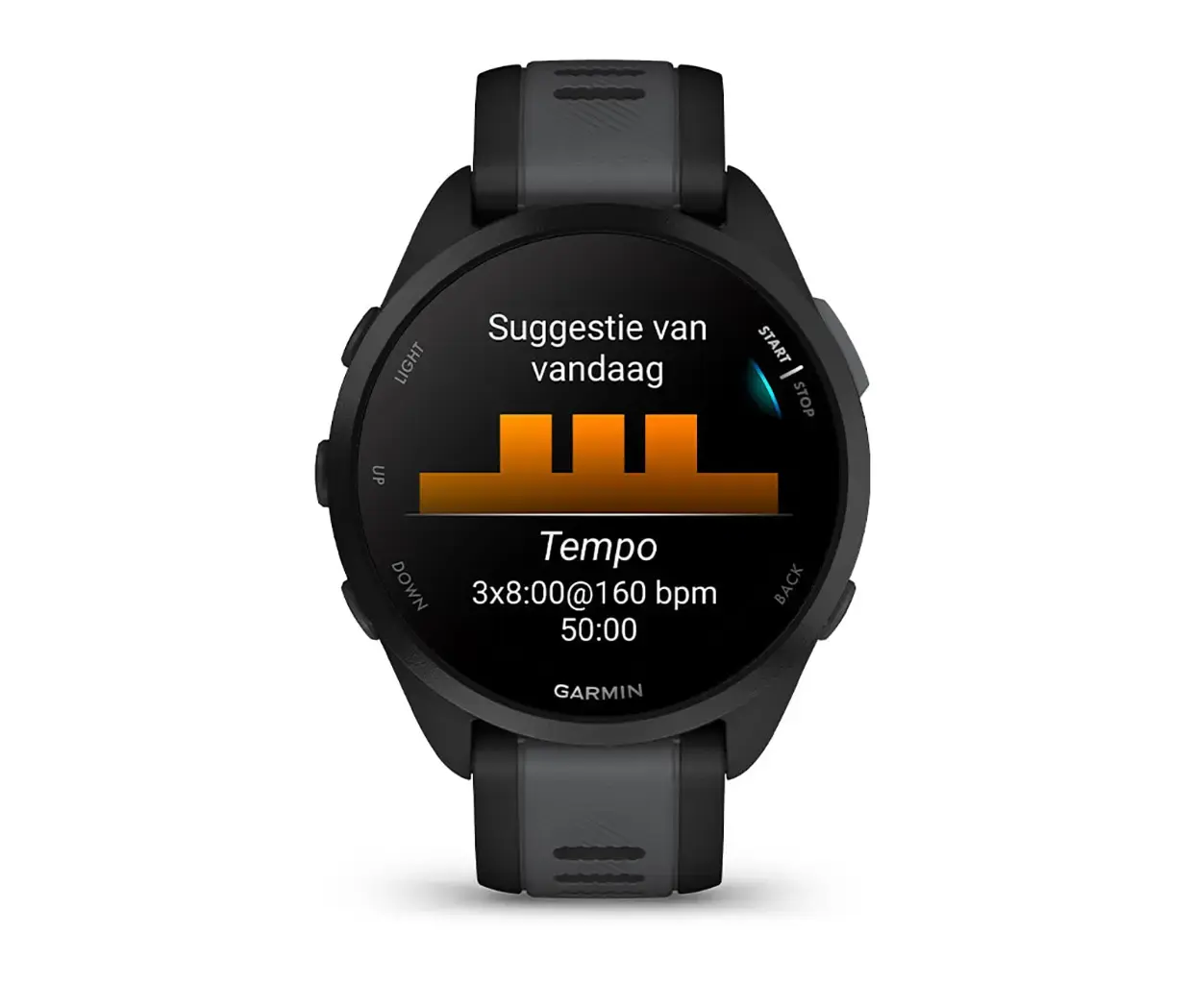Garmin Forerunner 165 GPS Sporthorloge Zwart/Grijs