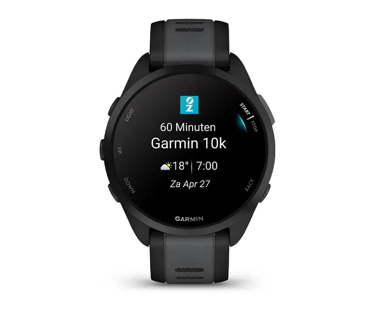 Garmin Forerunner 165 GPS Sporthorloge Zwart/Grijs