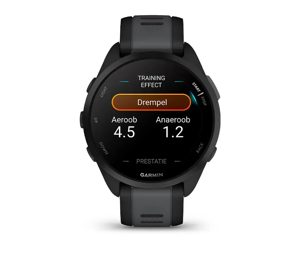 Garmin Forerunner 165 GPS Sporthorloge Zwart/Grijs