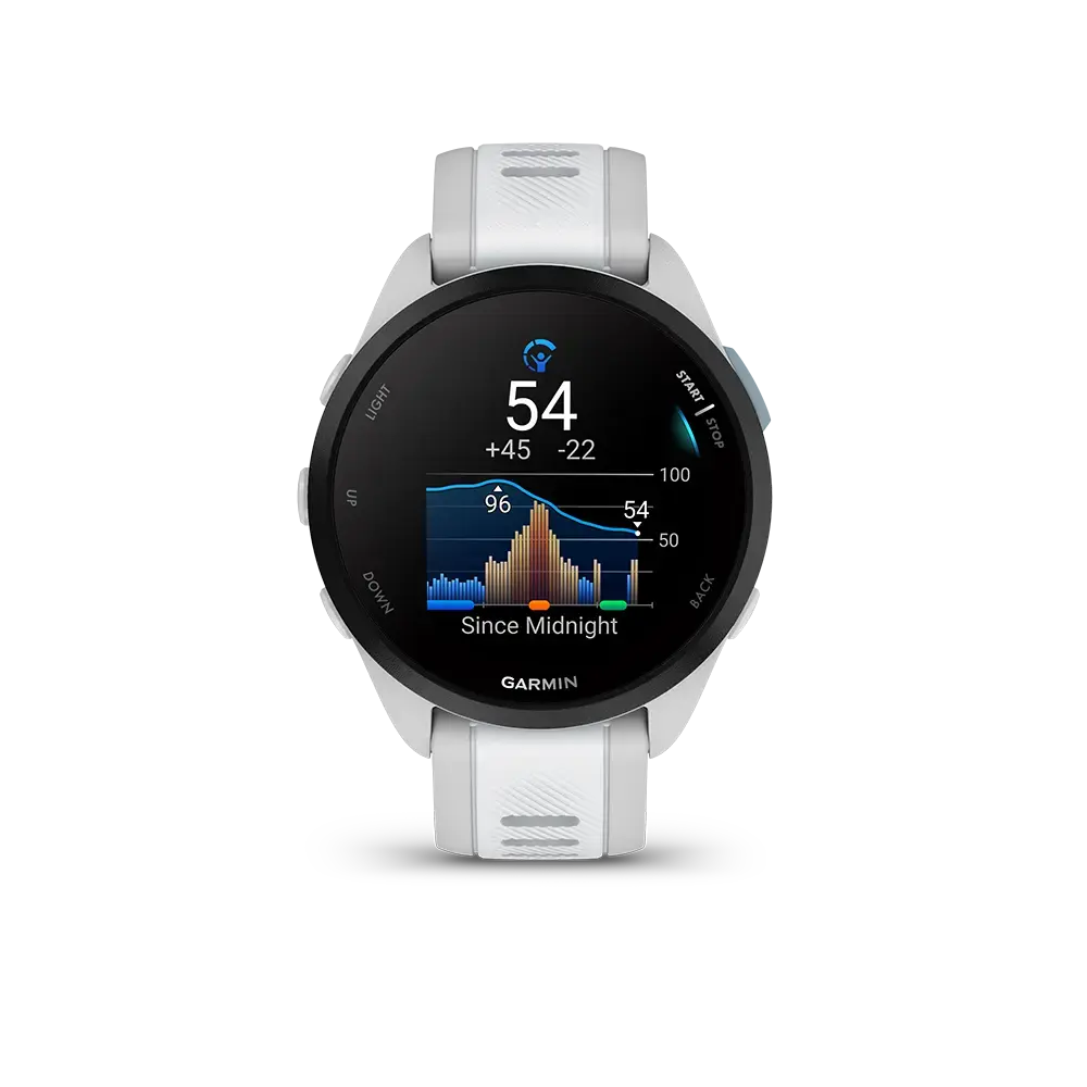 Garmin Forerunner 165 GPS Sporthorloge Lichtgrijs/Wit
