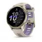 Garmin Forerunner 970 GPS Sporthorloge Titanium/Grijs/Paars