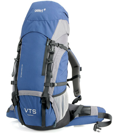 Gelert Wilderness 55 liter Deep Blue/Charcoal Rugzak