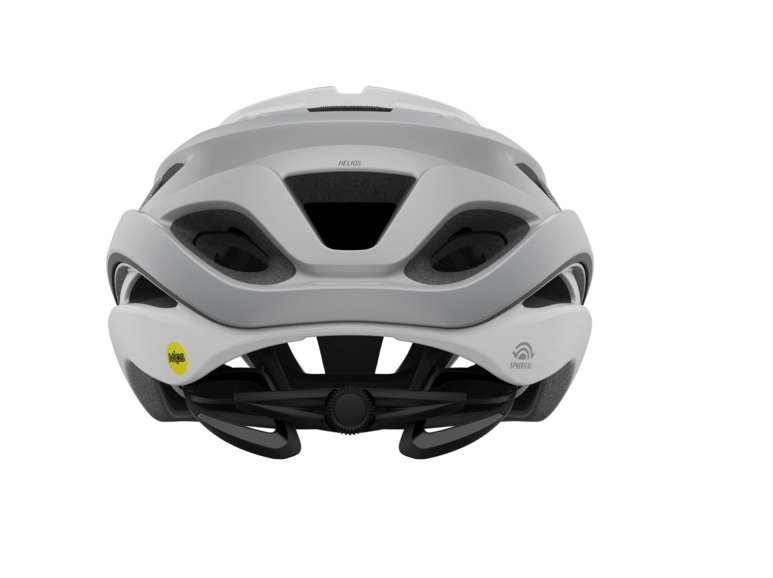 Giro Helios Spherical Race Fietshelm Wit/Zilver