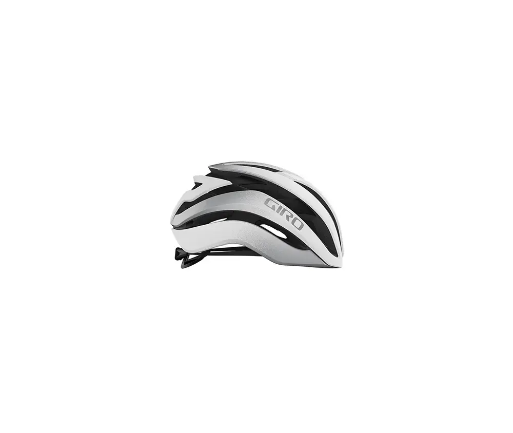 Giro Cielo MIPS Race Fietshelm Mat Wit/Zilver