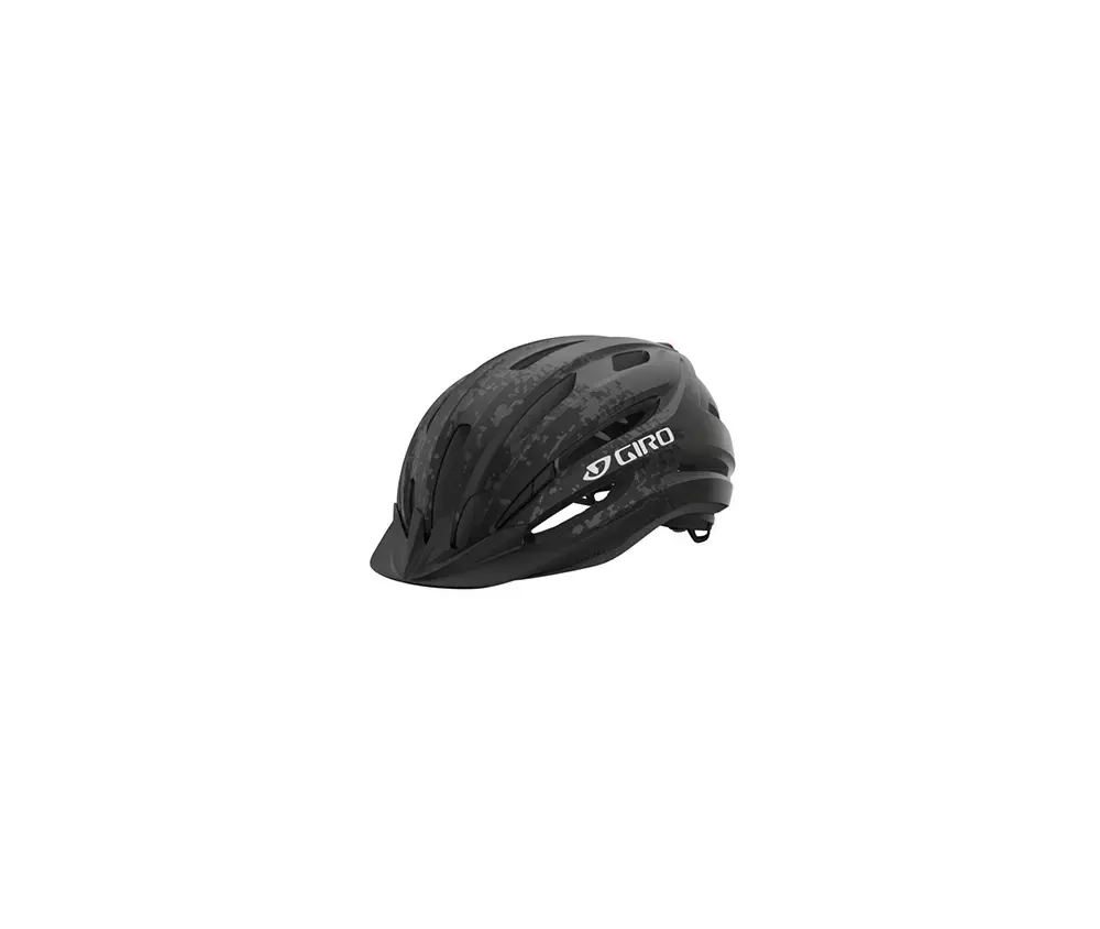 Giro Register II Y LED Kinder Fietshelm Zwart/Wit