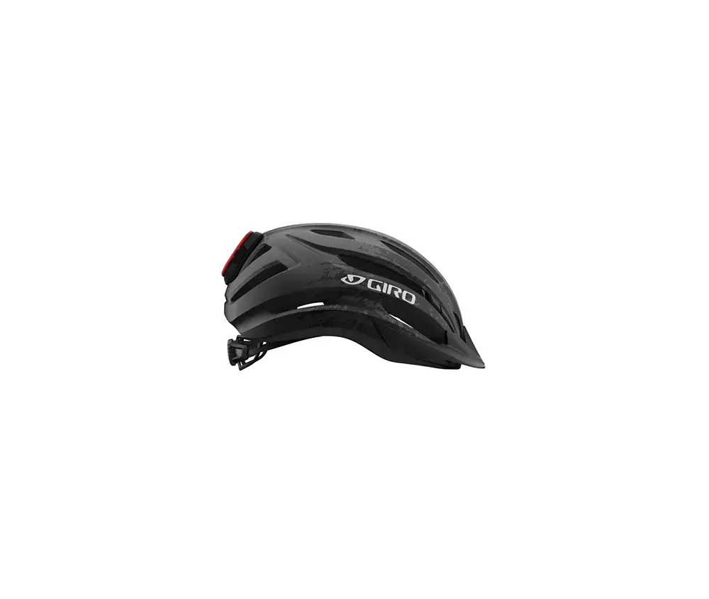 Giro Register II Y LED Kinder Fietshelm Zwart/Wit