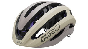 Giro Aries Spherical Race Fietshelm Mat Bruin/Grijs