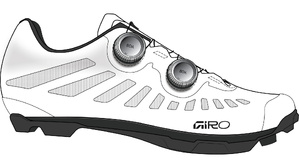 Giro Gritter Mountainbikeschoenen Wit