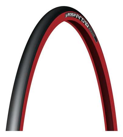 Michelin Pro4 Service Course Race Vouwband Zwart/Rood 700x23C