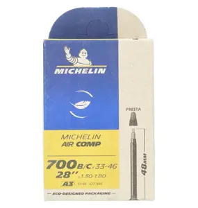 Michelin Aircomp City Binnenband 27/28 Inch 1.30-1.80 Presta