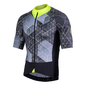 Nalini AIS Stelvio 2.0 Fietsshirt Korte Mouwen Grijs/Zwart/Fluo Geel Heren