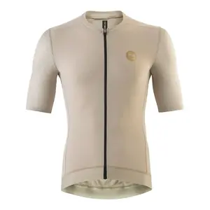 Nalini Pure Gold Fietsshirt Korte Mouwen Beige Heren
