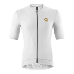 Nalini Pure Gold Fietsshirt Korte Mouwen Wit Heren