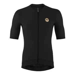 Nalini Pure Gold Fietsshirt Korte Mouwen Zwart Heren