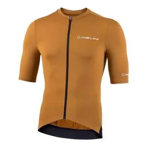 Nalini Pure 3BGO Fietsshirt Korte Mouwen Bruin Heren