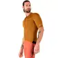 Nalini Pure 3BGO Fietsshirt Korte Mouwen Bruin Heren