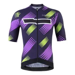Nalini Harlem Fietsshirt Korte Mouwen Blauw Heren