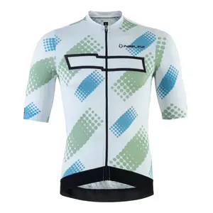 Nalini Harlem Fietsshirt Korte Mouwen Wit Heren