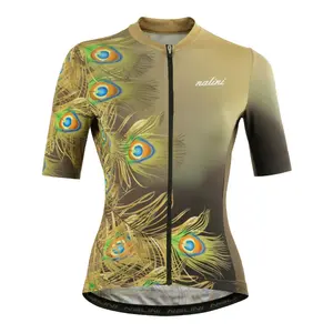 Nalini Animal Fietsshirt Korte Mouwen Groen Dames