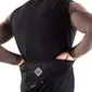 NALINI HP Embossed Windvest Zwart Heren — afbeelding 4