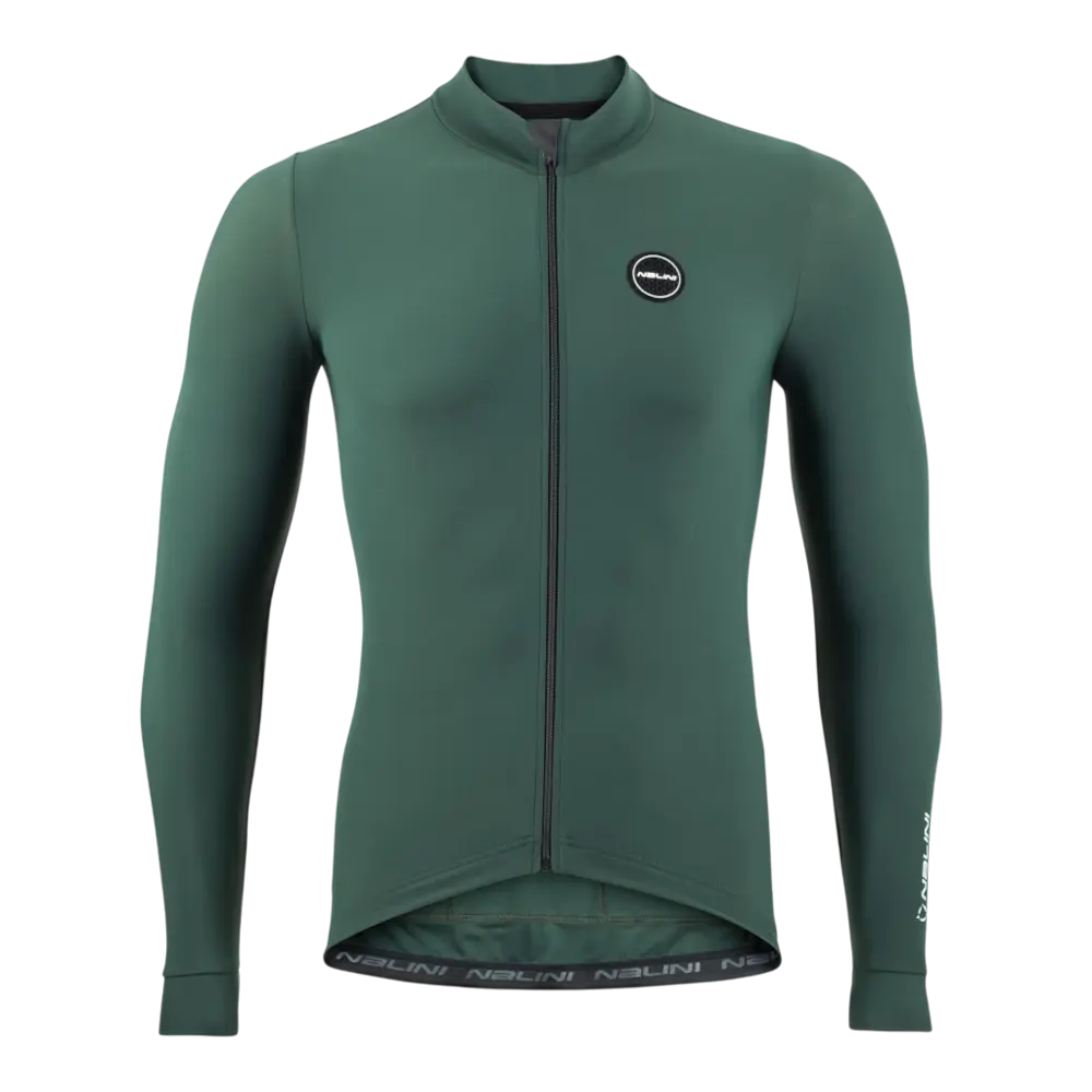 NALINI New Soft Wrap J1 Fietsshirt Lange Mouwen Groen Heren