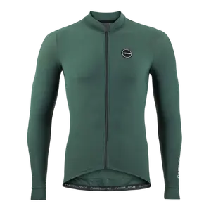Nalini New Soft Wrap J1 Fietsshirt Lange Mouwen Groen Heren
