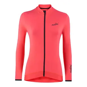 NALINI New Wrap Fietsshirt Lange Mouwen Roze Dames
