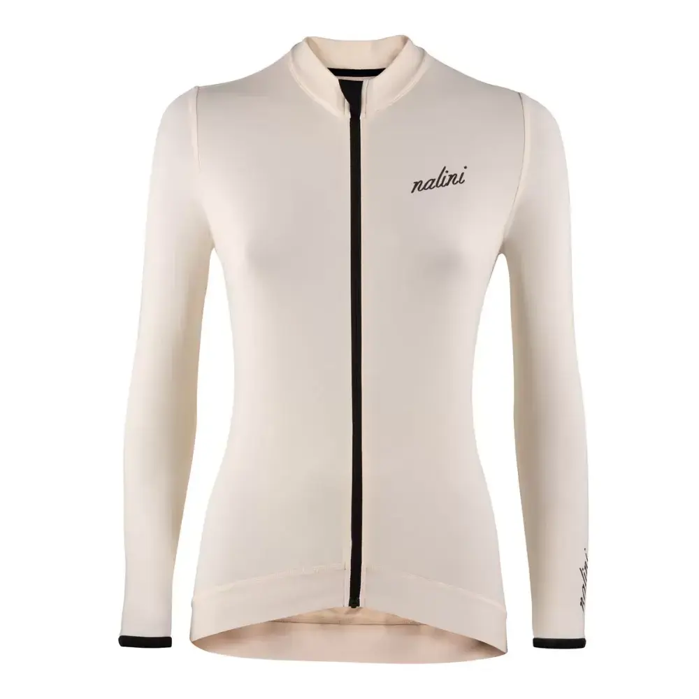 NALINI New Wrap Fietsshirt Lange Mouwen Offwhite Dames