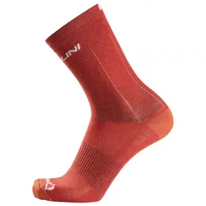 Nalini Thermo Wool Fietssokken Donkerrood