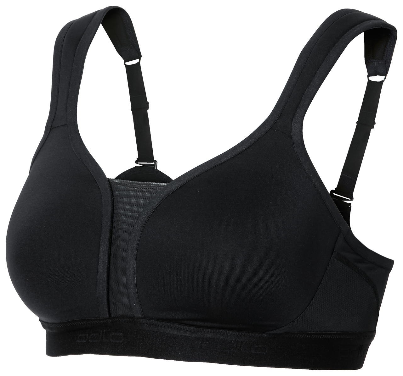 ODLO Padded High Sport BH C-Cup Zwart