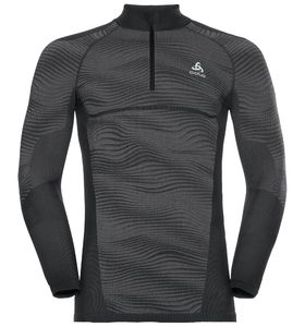 Odlo Performance Blackcomb Warm SUW Turtle Neck Lange Mouwen Grijs Heren