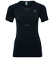 Odlo Evolution Light Crew Neck Ondershirt Korte Mouwen 2-Pack Zwart Dames
